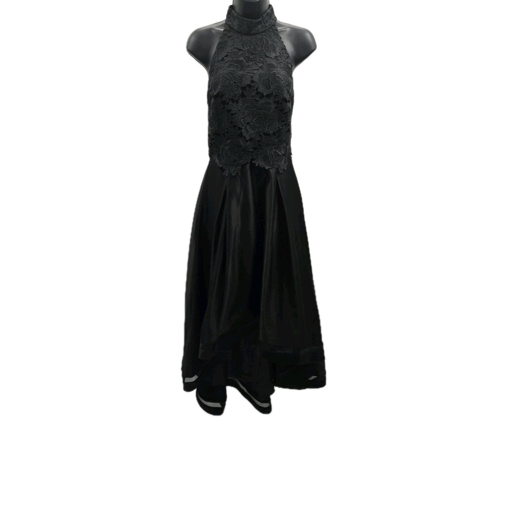 Avery G Women's Black‎ Gown Size 6 Sleeveless Full-Length Formal Dress NWT